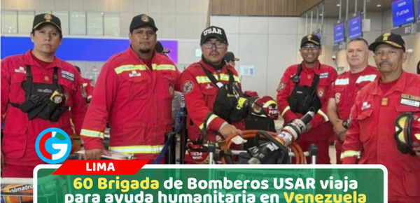 60 Bomberos del equipo USAR viajan a Venezuela por trabajos de rescate