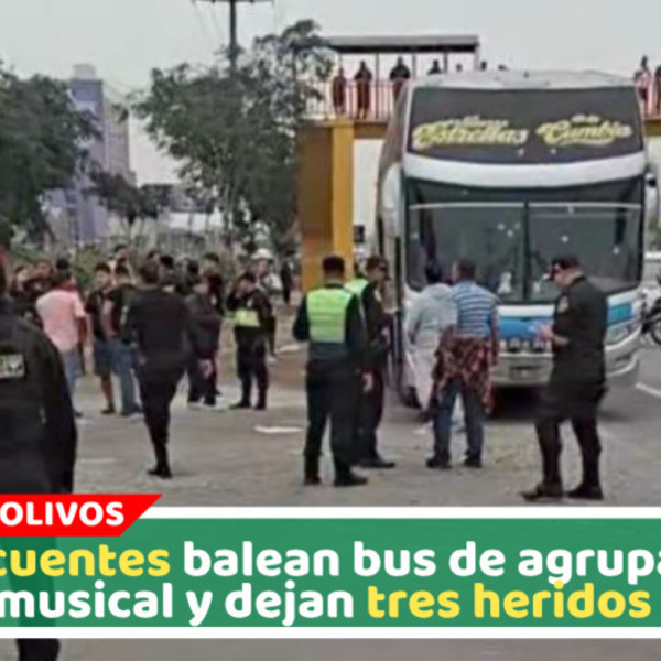Tres heridos tras ataque armado contra bus de músicos en Los Olivos