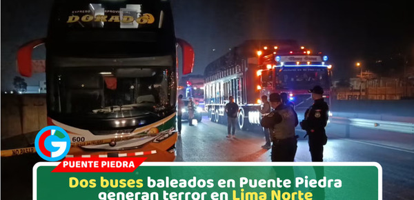 Sicarios atacan buses El Dorado y desatan pánico en pasajeros en Puente Piedra