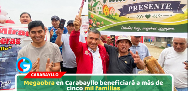 Alcalde Pablo Mendoza ejecuta mayor obra de muros en Carabayllo
