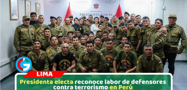 Keiko Fujimori reafirma apoyo a excombatientes en reunión oficial