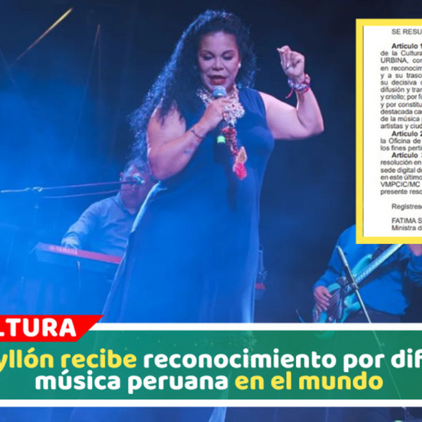 Mincul otorga Medalla de Honor a Eva Ayllón por trayectoria