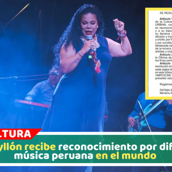 Mincul otorga Medalla de Honor a Eva Ayllón por trayectoria