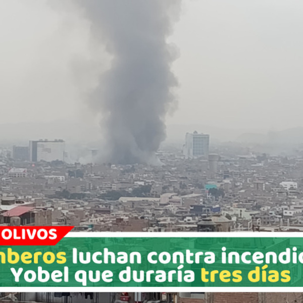 Incendio en fábrica Yobel genera humareda y alarma en Lima Norte