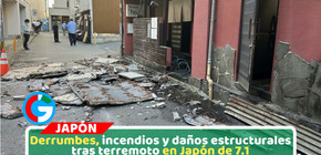 Sismo de 7,1 sacude Japón y deja decenas de heridos