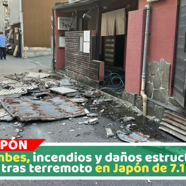 Sismo de 7,1 sacude Japón y deja decenas de heridos