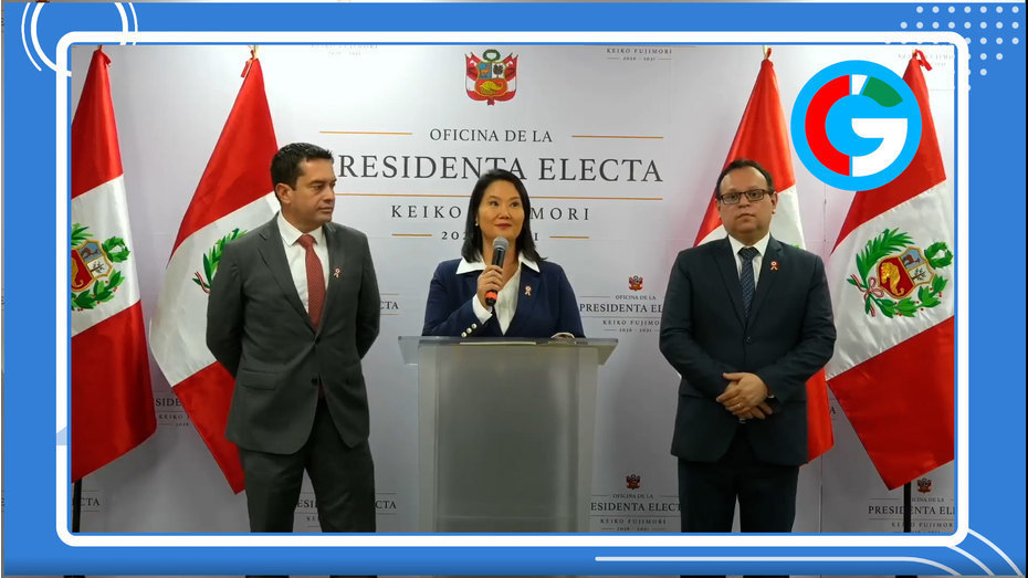Keiko Fujimori anunció creación de la Oficina de Presidenta Electa