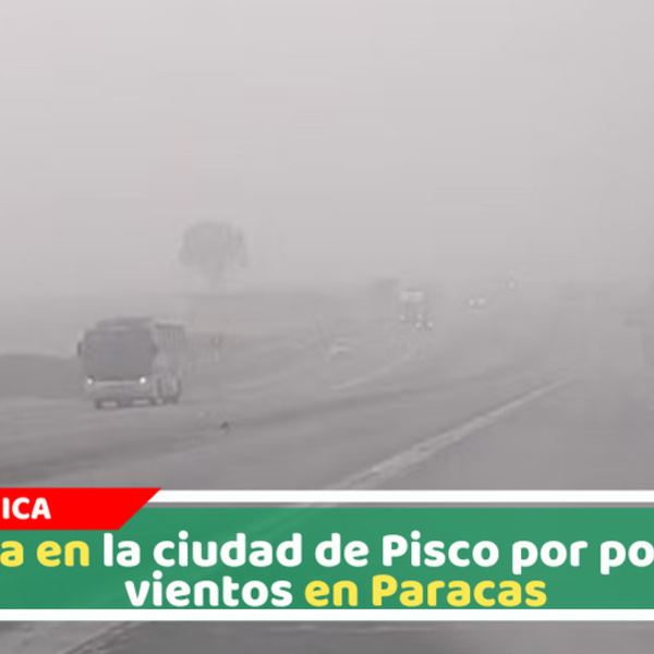 El Senamhi reporta vientos en Paracas de 42 km/h en Pisco