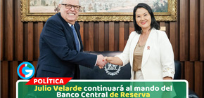 Julio Velarde acepta quedarse en el BCRP por cinco años