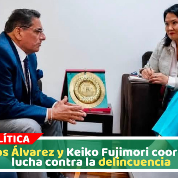 Keiko Fujimori recibe a Carlos Álvarez para evaluar propuestas de seguridad