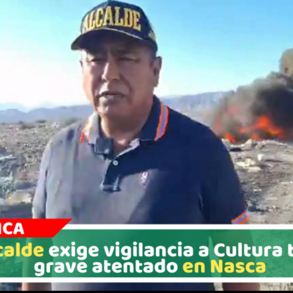 Desconocidos queman llantas en zona protegida de líneas de Nasca