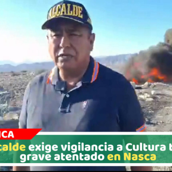 Desconocidos queman llantas en zona protegida de líneas de Nasca