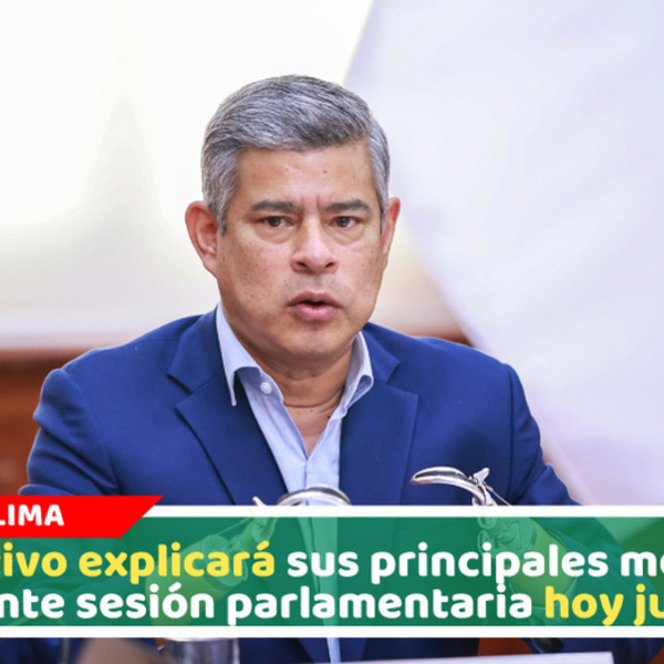 Gabinete Galarreta expondrá este jueves política general ante Cámara de Diputados