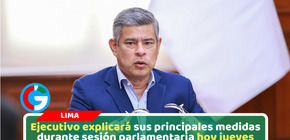 Gabinete Galarreta expondrá este jueves política general ante Cámara de Diputados