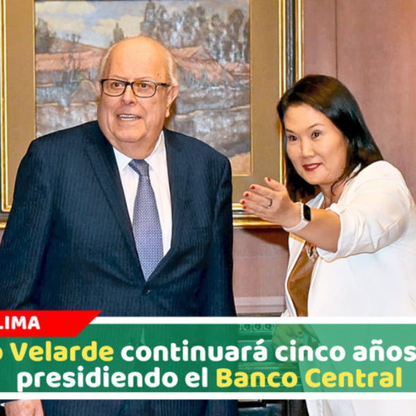 Keiko Fujimori ratifica a Julio Velarde para dirigir cinco años