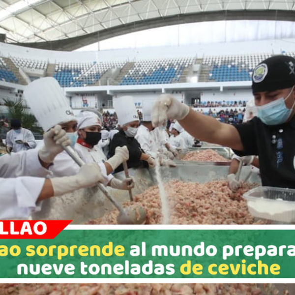 Callao prepara nueve toneladas de ceviche con 300 chefs participantes