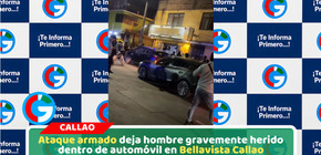 Hombre fue baleado dentro de automóvil y lucha por sobrevivir