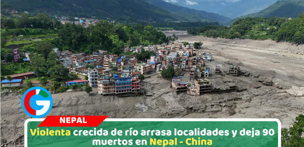 Inundaciones en Nepal dejan más de 90 muertos y cientos desaparecidos