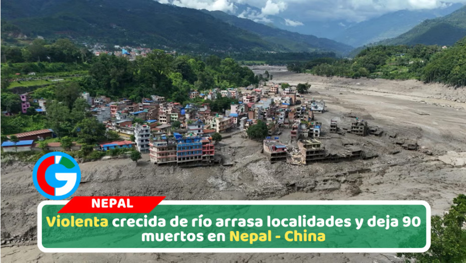 Inundaciones en Nepal dejan más de 90 muertos y cientos desaparecidos