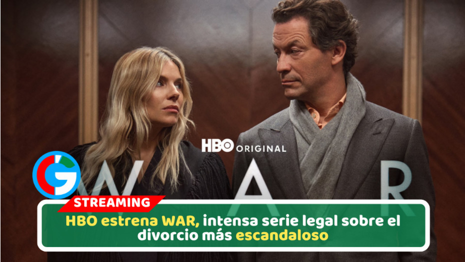 HBO Max anuncia el estreno mundial de War, el nuevo drama legal protagonizado por Dominic West y Sienna Miller