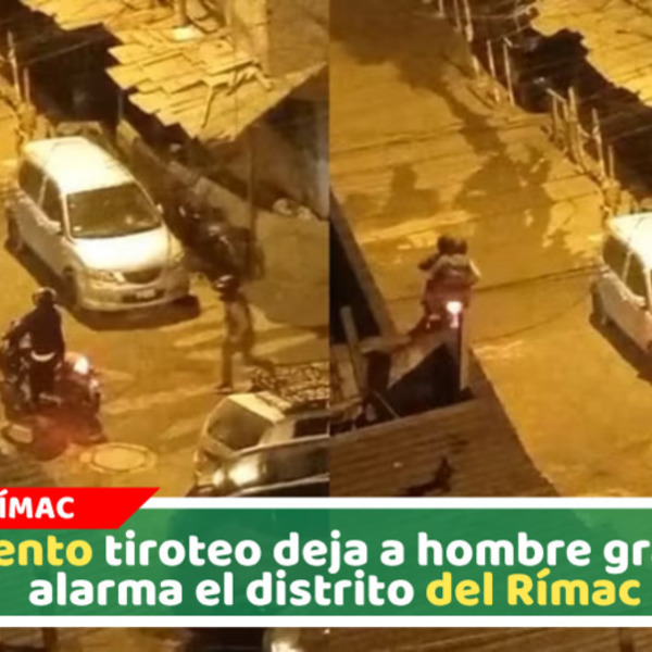 Hombre lucha por su vida tras brutal ataque armado en Rímac