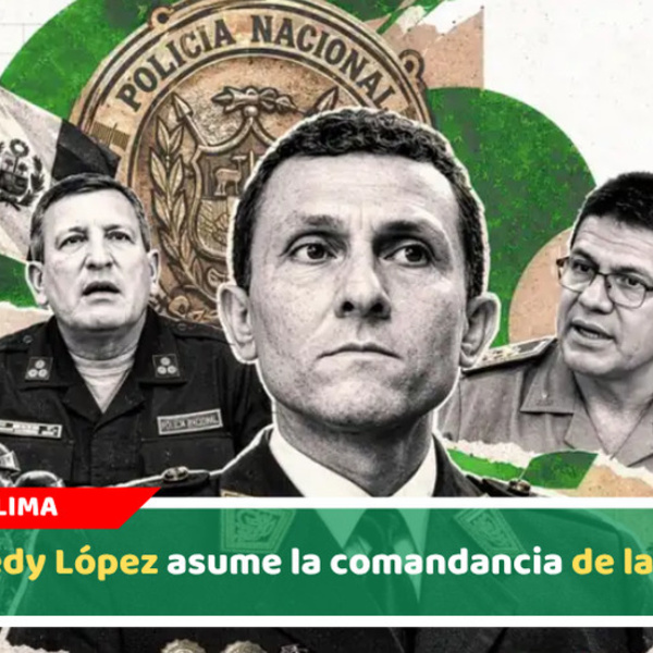 Fredy López asume la comandancia de la PNP