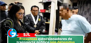 SJL: Presuntos extorsionadores de transporte público son detenidos