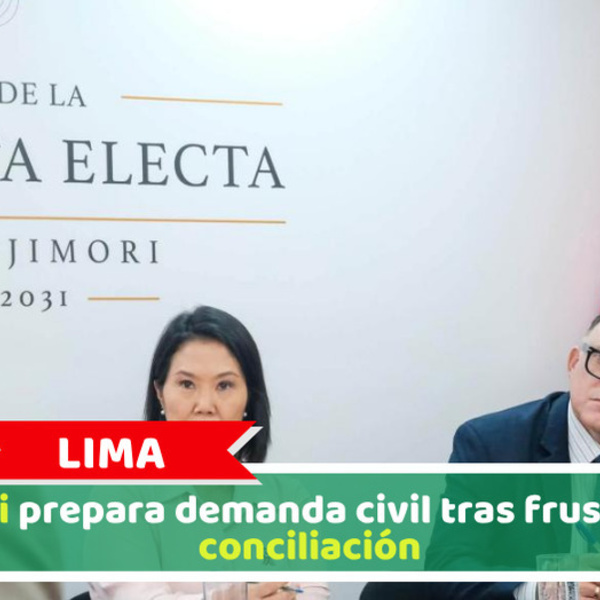 Lima: Figari prepara demanda civil tras frustrarse conciliación