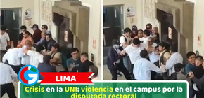 Crisis en la UNI: violencia en el campus por la disputada rectoral
