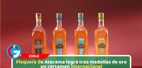 Pisquera de Atacama logra tres medallas de oro en certamen internacional