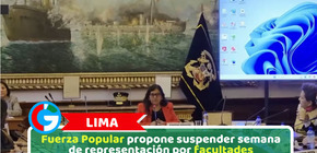 Lima: Fuerza Popular propone suspender semana de representación por facultades