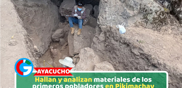 Ayacucho: Hallan y analizan materiales de los primeros pobladores en Pikimachay