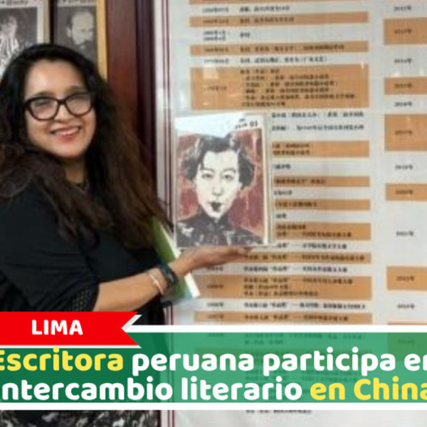 Nacional: Escritora peruana participa en intercambio literario en China