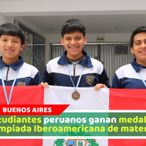 Estudiantes peruanos ganan medallas en Olimpiada Iberoamericana de matemática