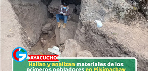 Ayacucho: Hallan y analizan materiales de los primeros pobladores en Pikimachay