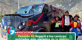 Ayacucho: Pensión 65 llegará a los centros poblados más alejados de la región