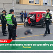 Sujeto con antecedentes muere en operativo policial en Comas