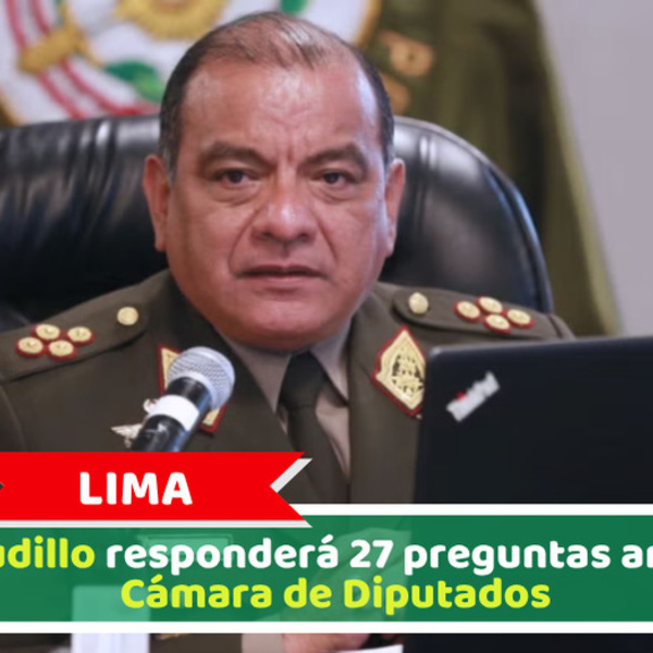 Lima: Astudillo responderá 27 preguntas ante la Cámara de Diputados