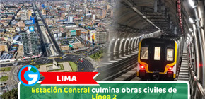 Lima: Estación Central culmina obras civiles de Línea 2
