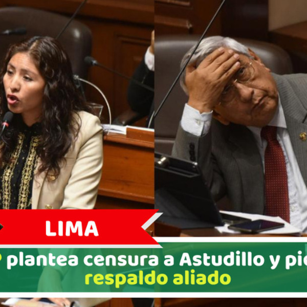 Lima: JPP plantea censura a Astudillo y pierde respaldo aliado