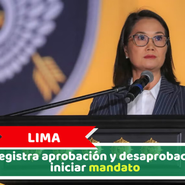 Lima: IEP registra aprobación y desaprobación al iniciar mandato
