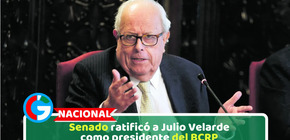 Senado ratificó a Julio Velarde como presidente del BCRP