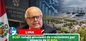 BCRP reduce previsión de crecimiento por impacto de El Niño