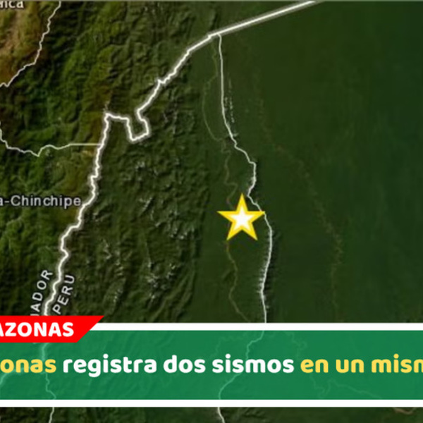 Amazonas registra dos sismos en un mismo día