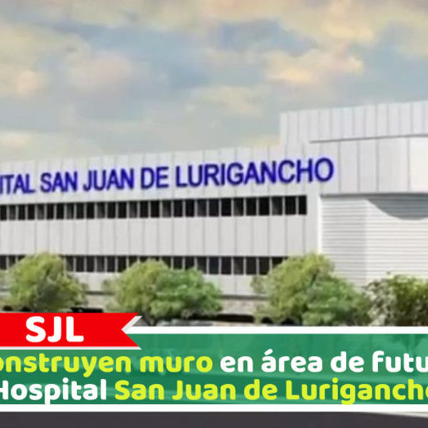 Construyen muro en área de futuro Hospital San Juan de Lurigancho