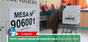 La Molina: ONPE reubica mesas de votación para elecciones 2026
