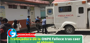 Trabajadora de la ONPE fallece tras caer al abismo