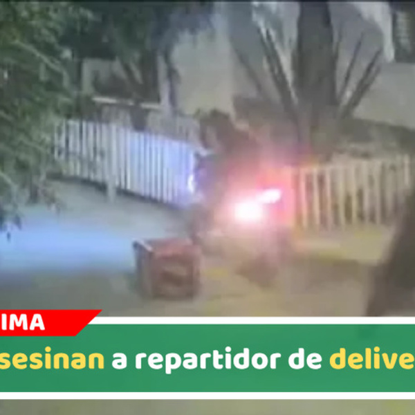 Asesinan a repartidor de delivery