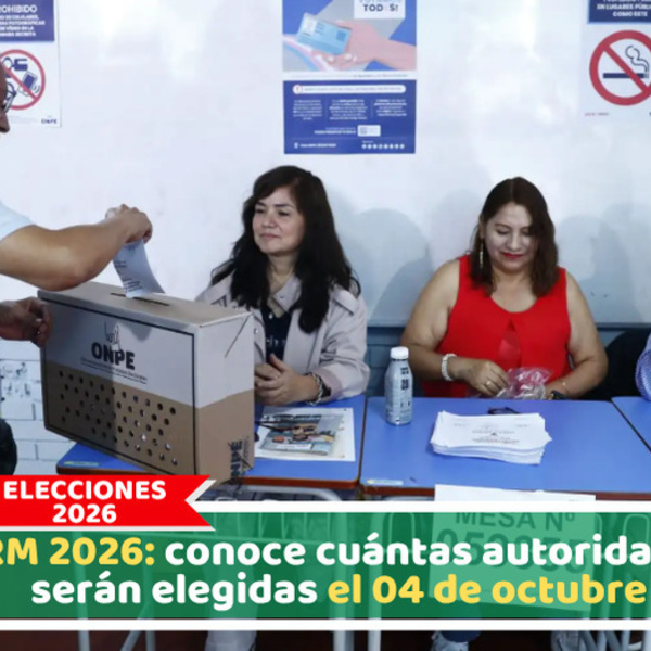 Más de 26 millones elegirán 13,148 autoridades este 4 octubre