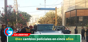 Diez cambios de mando en cinco años
